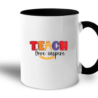 Teachers Are People Who Inspire Learning For Students With A Great Love Accent Mug - Seseable