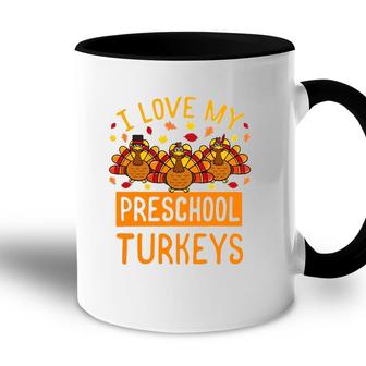 Thanksgiving Turkey Preschool Teacher Student School Gift Accent Mug - Seseable