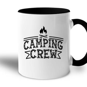 Travel Lover Gather Into Camping Crew And Explore Accent Mug - Seseable