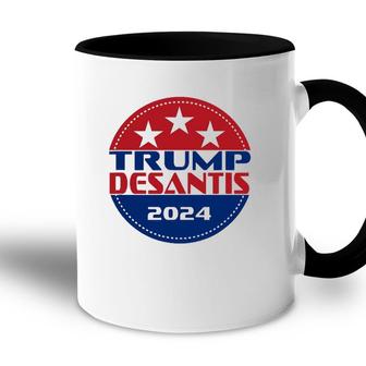 Trump Desantis 2024 Make America Florida Flamingo Seagull Accent Mug - Seseable