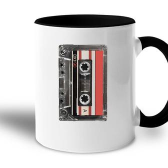 Vintage Mixtape Retro Oldschool Tape Cassette Accent Mug - Seseable