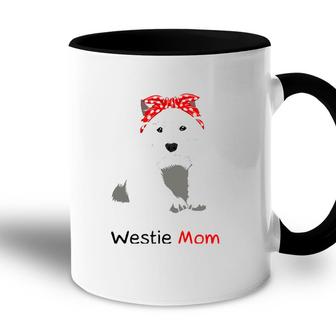 Westie Mom Dog Bandana Pet Lover Gift Womens Westie Accent Mug | Mazezy