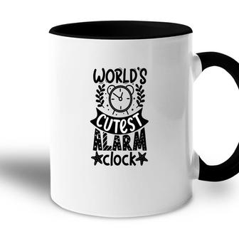 Worlds Cutest Alarm Clock Awesome Baby Design Accent Mug - Seseable