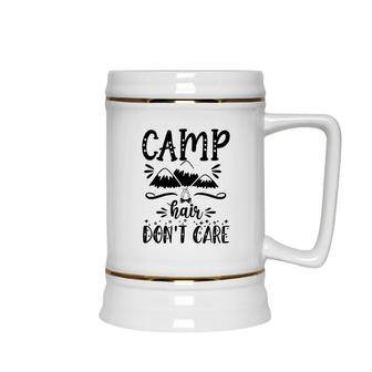 Camp Hair Of Explore Travel Lovers Do Not Care Ceramic Beer Stein | Seseable UK