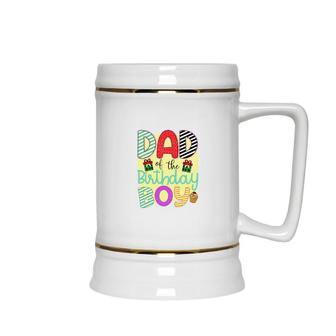 Dad Of Te Birthday Boy With Many Beautiful Gifts In The Party Ceramic Beer Stein | Seseable UK