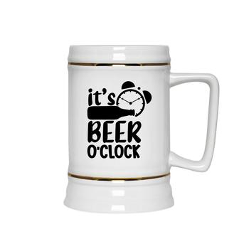 It_S Beer O_Clock Let_S Go Drink Ceramic Beer Stein - Seseable