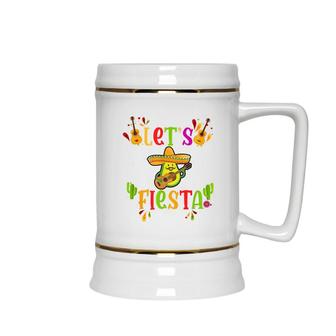 Lets Fiesta Cinco De Mayo Drinko Party 5Th Of May Ceramic Beer Stein - Seseable