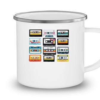 1990S Retro Vintage Birthday 90S 80S Cassettes Tapes Graphic Camping Mug - Seseable