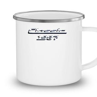 35 Years Old Vintage Classic Car 1987 35Th Birthday Camping Mug - Seseable