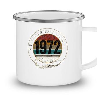 50 Years Old Vintage 1972 Being Awesome 50Th Birthday Camping Mug - Seseable