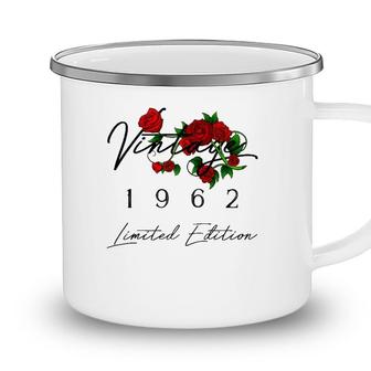 60 Years Old Gifts Vintage 1962 Limited Edition 60Th Birthday Raglan Baseball Tee Camping Mug - Seseable