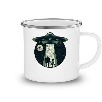 Abduction Aliens 51 Ufo Et Universe Astronaut Sci Fi Gift Camping Mug | Mazezy