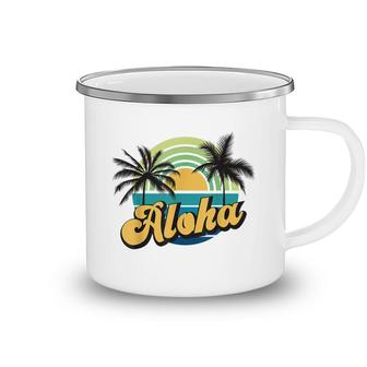 Aloha Hawaii Hawaiian Island Vacation Summer Family Vacation  Camping Mug