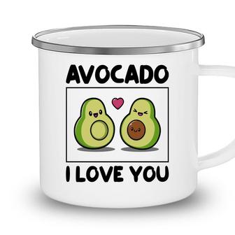 Avocado I Love You So Much Love Funny Avocado Camping Mug - Seseable