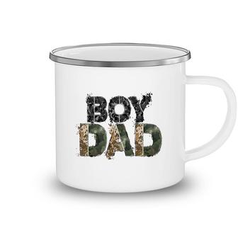 Badass Boy Dad Hero Father Leopard Design Camping Mug - Seseable