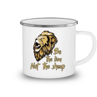 Be The Lion Not The Sheep Lion Camping Mug | Mazezy