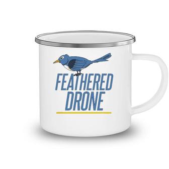 Bird Lover Drone Veterinarian Feathers Nature Gift Camping Mug | Mazezy