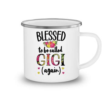 Blessed Gigi Again New Grandma Gigi Promoted To Gigi 2022 Camping Mug | Seseable UK