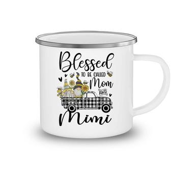 Blessed To Be Called Mom And Mimi Funny Gnomes Camping Mug - Seseable