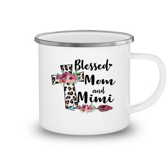 Blessed To Be Called Mom And Mimi Mothers Day Camping Mug - Seseable