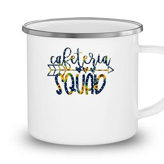 Cafeteria Squad Back To School Matching Group Sunflowers Camping Mug - Seseable