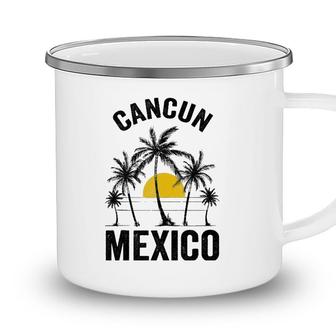 Cancun Beach Souvenir Mexico 2021 Vacation Family Camping Mug - Seseable