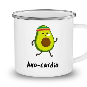 Cinco De Mayo Avo Cardio Funny Workout Jogging Running Pun Camping Mug - Seseable