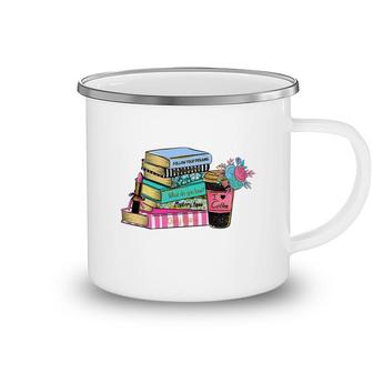 Coffee And Book Who Coffee And Book Lover Camping Mug - Seseable
