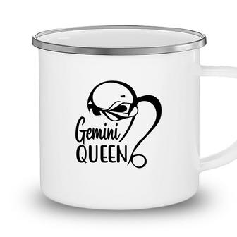 Cool Design Queen Gemini Girl Cute Birthday Camping Mug - Seseable