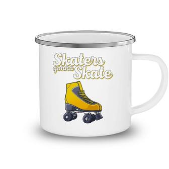 Cool Roller Skating For Men Women Roller Derby Disco Skater Camping Mug | Mazezy