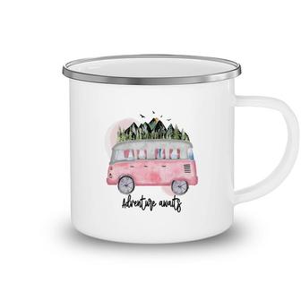 Custom Adventure Awaits For You Camp Life Camping Mug - Seseable