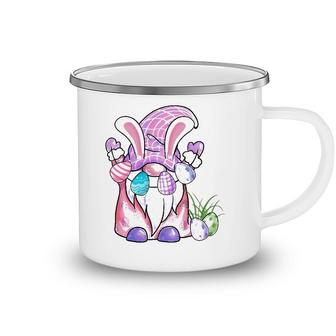 Cute Easter Gnome Holding Eggs Funny Easter For Women Camping Mug | Mazezy