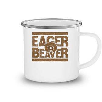 Eager Beaver Funny Animal Gift Camping Mug | Mazezy