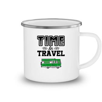 Explore Lover Always Spends More Time To Travel Camping Mug | Seseable FR