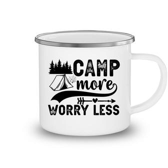 Explore Travel Lovers Camp More Worry Less Camping Mug - Seseable
