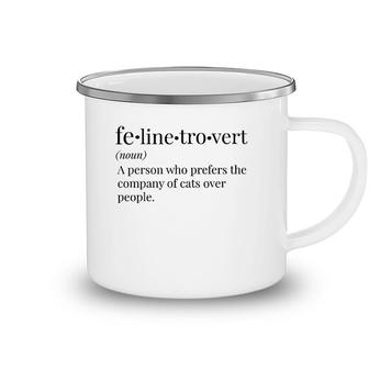 Felinetrover For Cat Lovers Pet Owners & Introverts Camping Mug | Mazezy CA