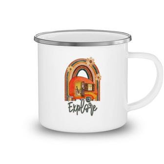 Funny Explore New Adventure Camp Life Design Camping Mug - Seseable