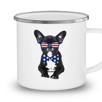 Funny French Bulldog 4Th Of July Patriotic Usa Camping Mug - Seseable