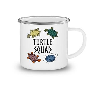 Funny Turtle Squat Diversity Tortoise Pet Camping Mug | Mazezy