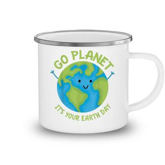 Go Planet Its Your Birthday Kawaii Cute Earth Day Boys Girls Camping Mug - Seseable