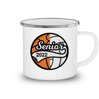 Graduating Senior 2022 Basketball Volleyball Player Camping Mug - Seseable