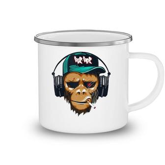 Graffiti Monkey Hip Hop Urban Hip Hop Graphic Camping Mug | Mazezy
