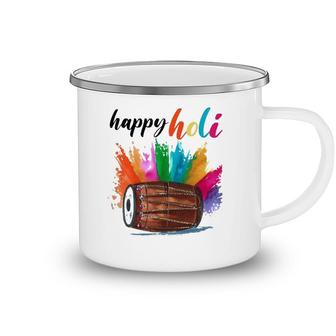 Happy Holi 2022 India Colors Spring Festival Hindu Camping Mug | Mazezy