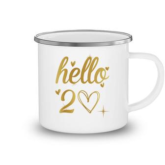 Hello 20Th Beautiful Birthday Since I Was Born In 2002 Camping Mug - Seseable