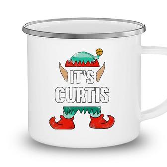 Its Curtis Elf Personalized First Name Camping Mug | Seseable UK