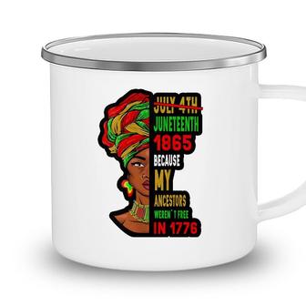 July 4Th Juneteenth 1865 Present For African American Camping Mug - Seseable