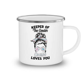 Keeper Of The Gender Reveal Cousin Baby Announcement Party Camping Mug | Mazezy