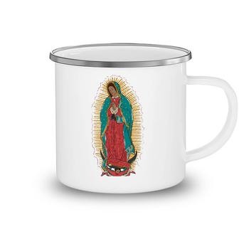 Lady Of Guadalupe - Virgen De Guadalupe Camping Mug | Mazezy UK