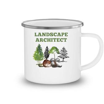 Landscape Architect Lawn Care Landscaping Camping Mug | Mazezy