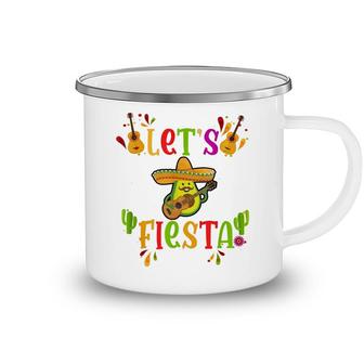 Lets Fiesta Cinco De Mayo Drinko Party 5Th Of May Camping Mug - Seseable